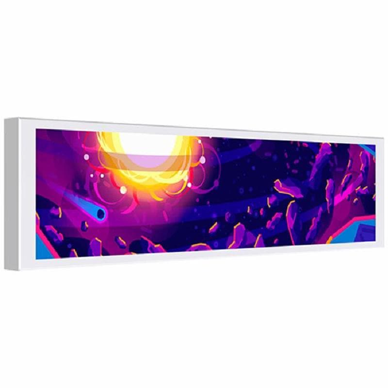 JUNGLE LEOPARD 9.16 inch LCD (WHITE) Chassis Secondary Screen 1920x480