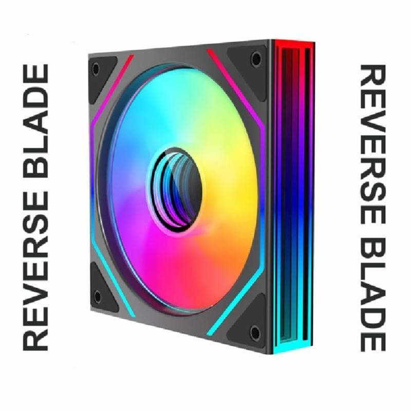 JUNGLE LEOPARD Prism 4 Ultra ARGB (BLACK) REVERSE 120mm PWM Fan