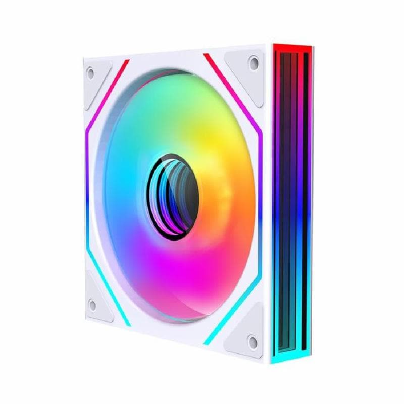 JUNGLE LEOPARD Prism 4 Ultra ARGB (WHITE) FORWARD 120mm PWM Fan
