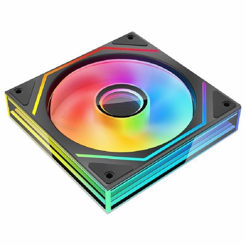 JUNGLE LEOPARD Prism 6 MAX ARGB (BLACK) FORWARD 120mm PWM Fan