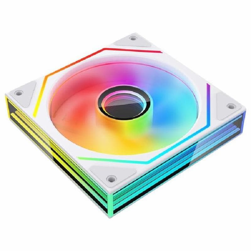 JUNGLE LEOPARD Prism 6 MAX ARGB (WHITE) FORWARD 120mm PWM Fan