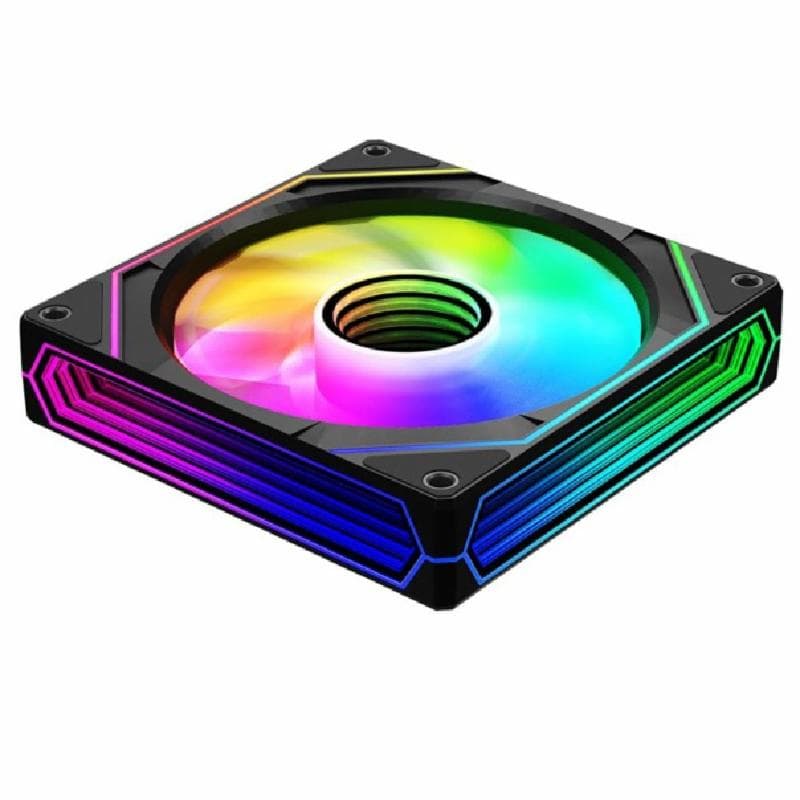 JUNGLE LEOPARD Prism 6 PRO ARGB (BLACK) FORWARD 120mm PWM Fan