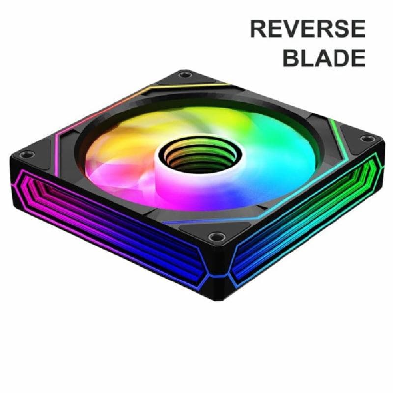 JUNGLE LEOPARD Prism 6 PRO ARGB (BLACK) REVERSE 120mm PWM Fan