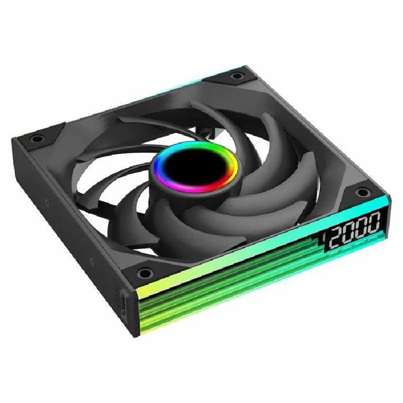 JUNGLE LEOPARD STARLINK 120 DIGITAL Infinite Mirror ARGB (BLACK) 120mm PWM Fan