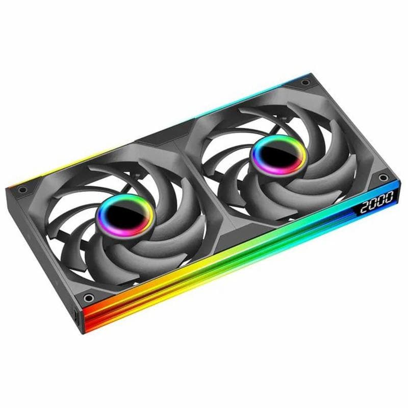 JUNGLE LEOPARD STARLINK 240 DIGITAL Infinite Mirror ARGB (BLACK) 240mm PWM Fan
