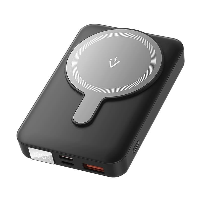 VENTION FHTB0 Power Bank 10000mAh Magnetic Wireless (USB-C + Lightning + USB-C + USB-A +Wireless) 22.5W Black LED Display Type