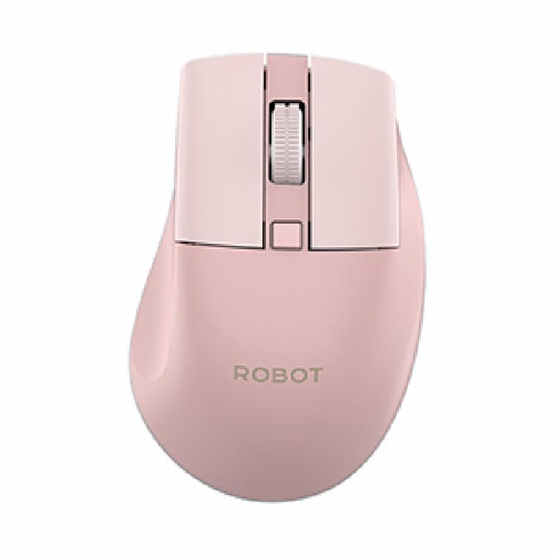 ROBOT M355 (Pink) Mouse Dual Mode Wireless Bluetooth Silent Click