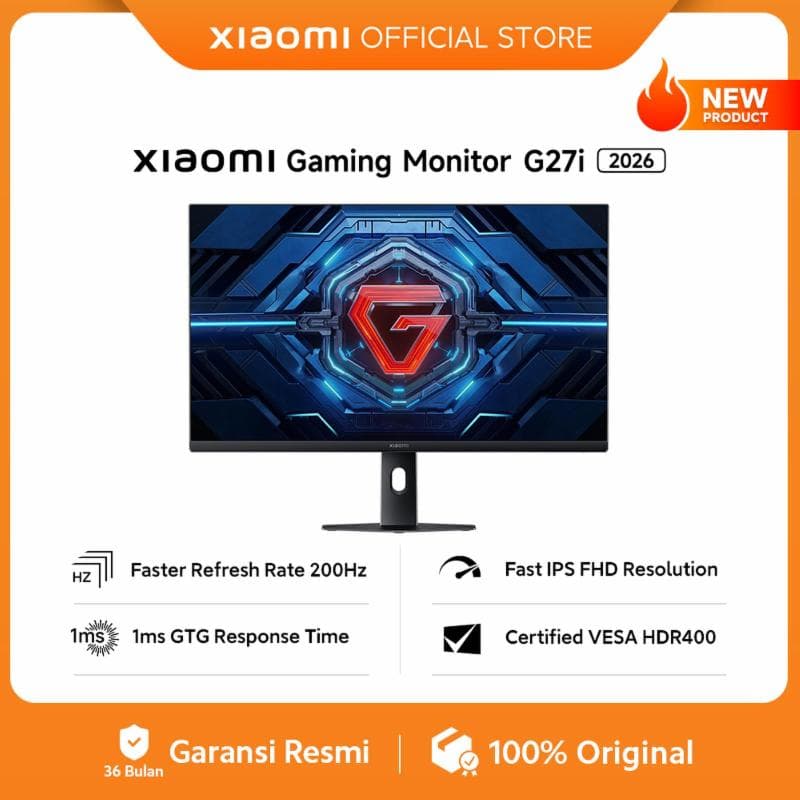 XIAOMI G27i 2026 200Hz Fast IPS FHD 1ms GTG Gaming Monitor