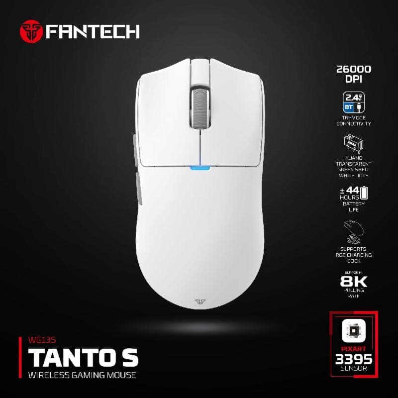 FANTECH TANTO S WG13S (WHITE) GAMING MOUSE