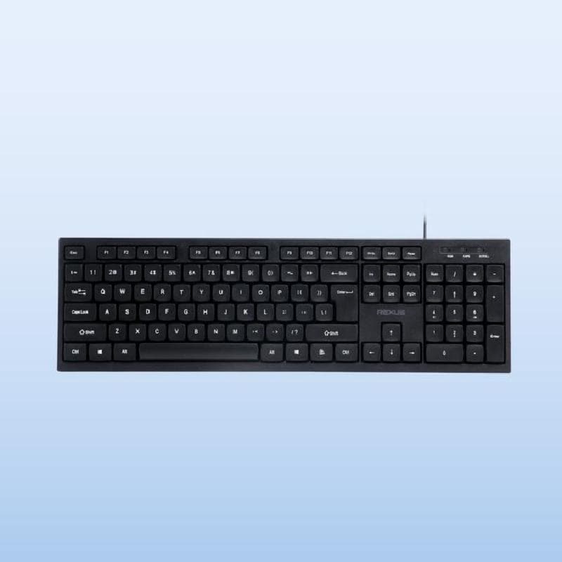 REXUS K293 (BLACK) KEYBOARD USB OFFICE