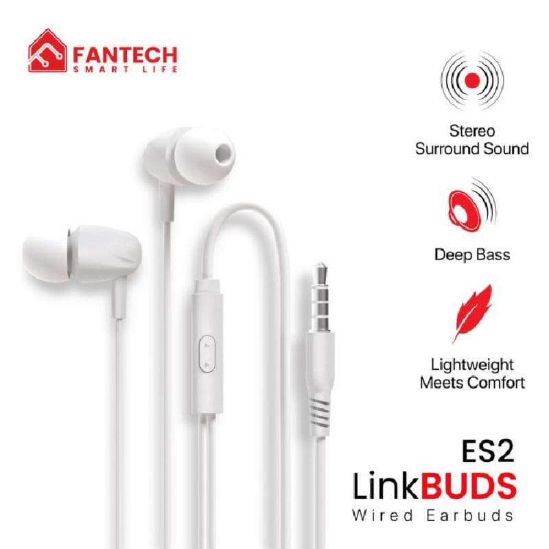 FANTECH ES2 LINK BUDS EARPHONE WH (WHITE)