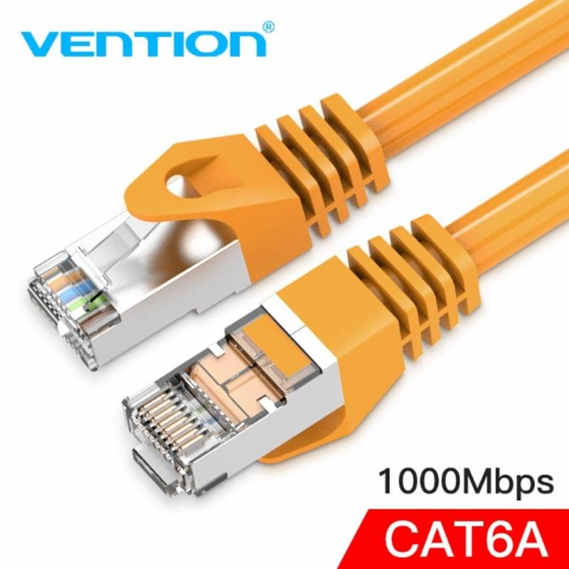 VENTION VPC6SSTP-Y800 KABEL LAN Cat.6A SFTP Patch Cable 8M Yellow
