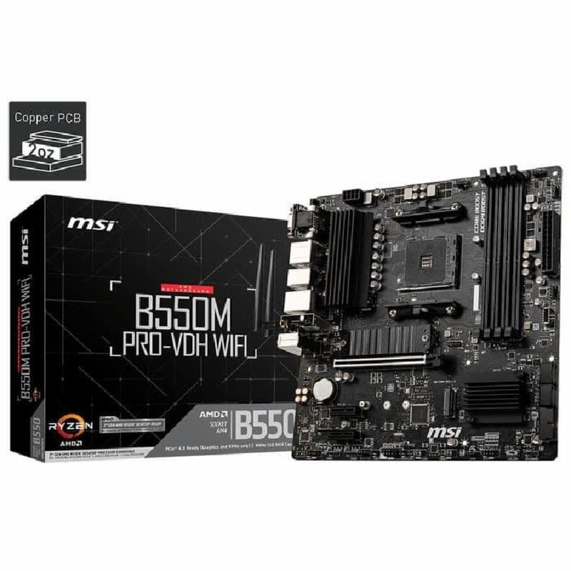 MSI B550M PRO-VDH WIFI DDR4 Socket AM4