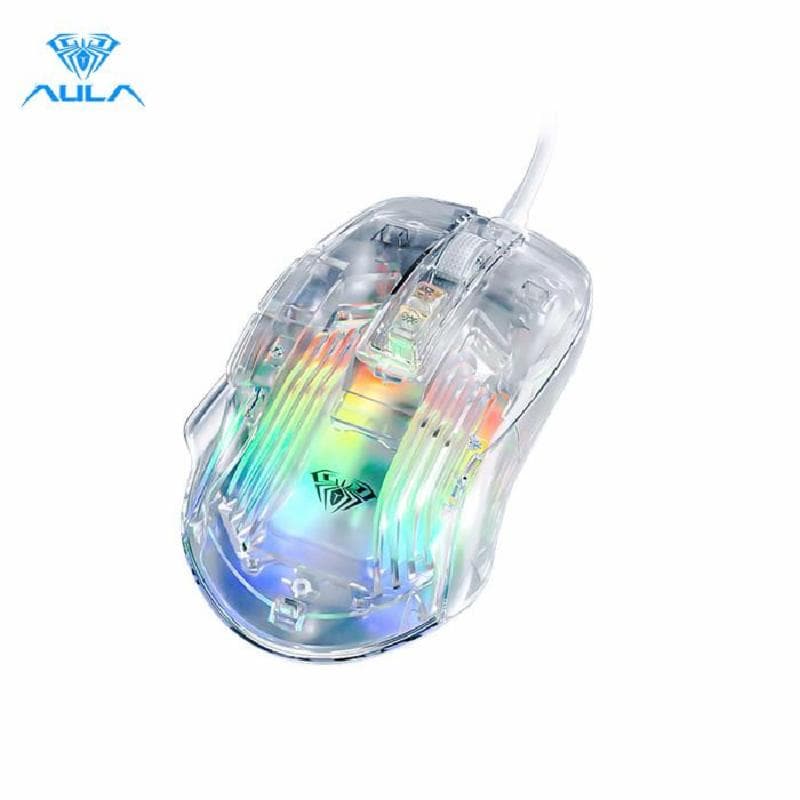 AULA S80 (Transparent) Mouse Gaming RGB backlit