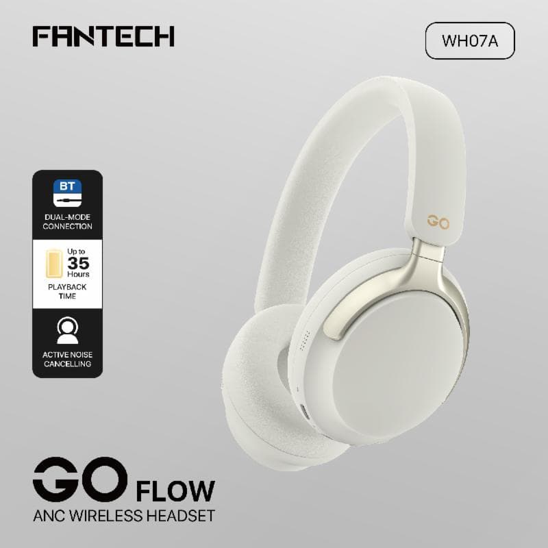 FANTECH GO FLOW WH07A (GREY) WIRELESS HEADSET