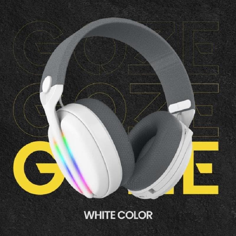 RYUNIX HX1 GOZE (White) Headset Gaming Wireless Bluetooth 3in1 Connection
