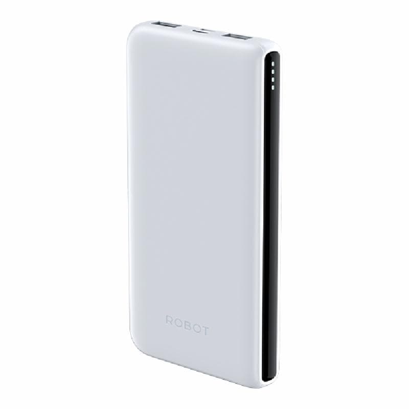ROBOT RT180S (White) Powerbank Slim 10000 mAh 12W 2.4A Dual Input Output Type-C & Micro USB