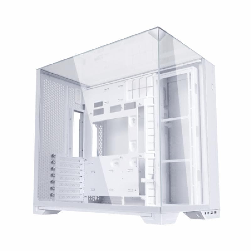 LIAN LI O11 VISION COMPACT (WHITE) - E-ATX Swappable Glass and Mesh TOP Panels