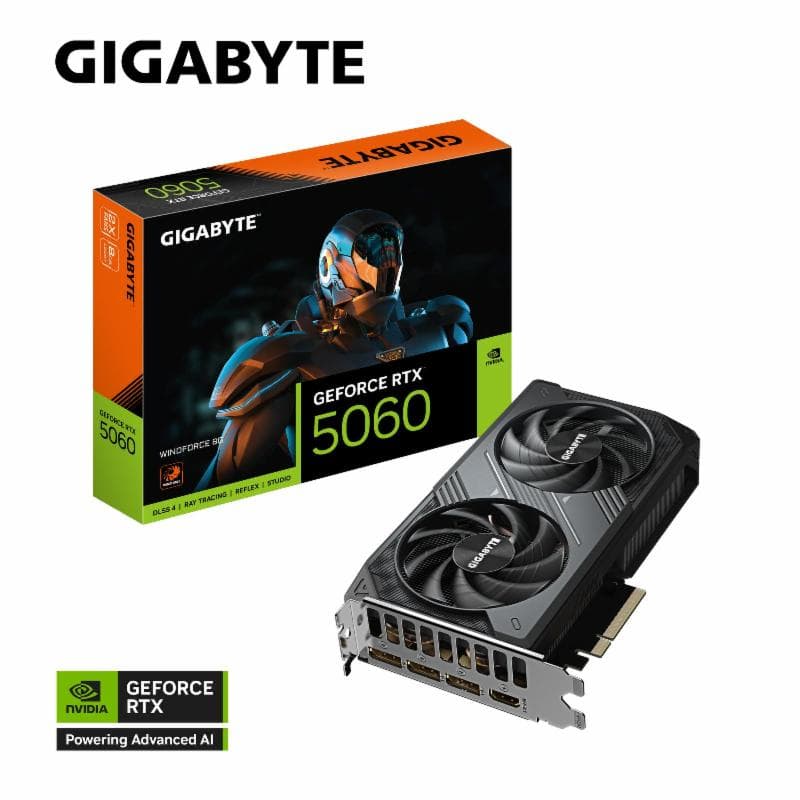 GIGABYTE GeForce RTX 5060 WINDFORCE 8GB GDDR7