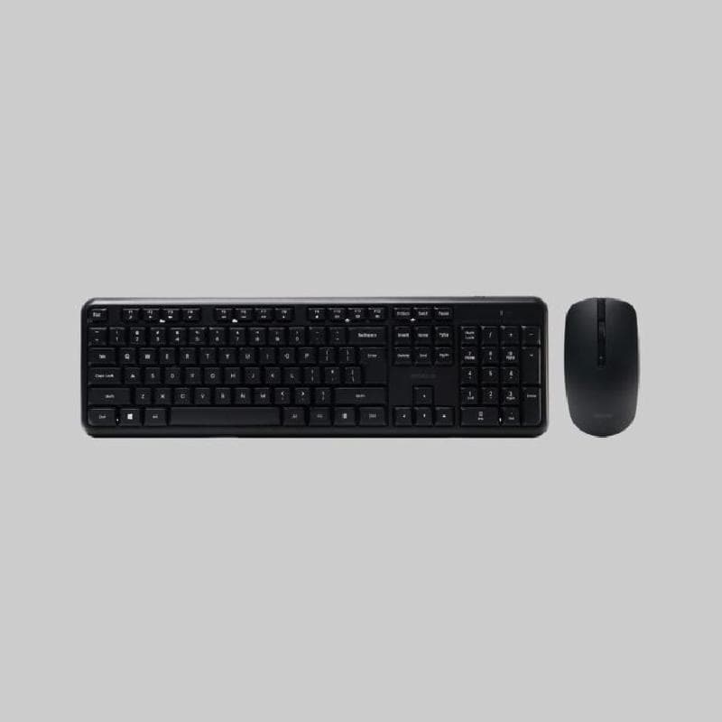 REXUS KM12 (BLACK) KEYBOARD MOUSE WIRELESS SILENT