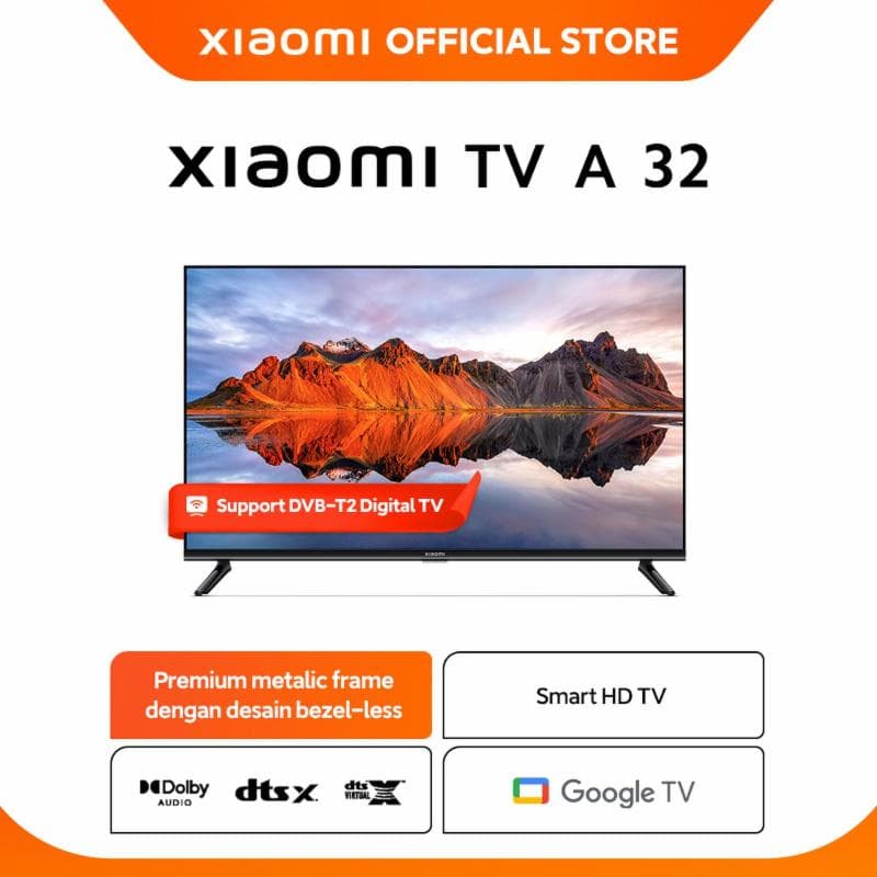 XIAOMI TV A Pro 32" 2026 | Smart TV LED HD| Dolby Audio | DTS-X, DTS Virtual:X