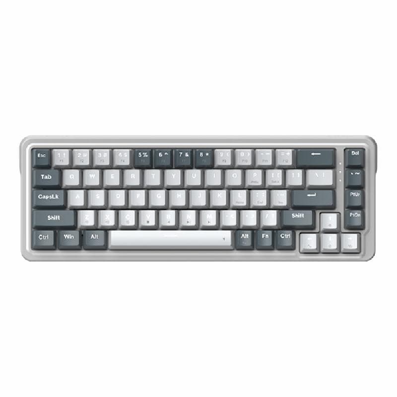 GAMEN TITAN 9 (White+Gray) Silver Switch Gaming Mechanical Keyboard