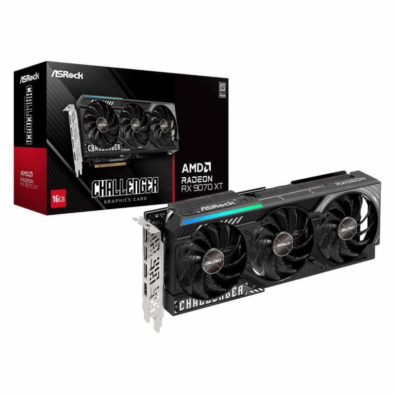ASROCK AMD Radeon RX 9070 XT Challenger 16GB GDDR6