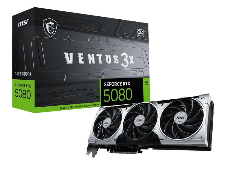 MSI RTX 5080 VENTUS 3X OC PLUS 16GB GDDR7