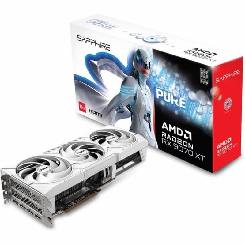 SAPPHIRE PURE RX 9070 XT GAMING OC 16GB GDDR6