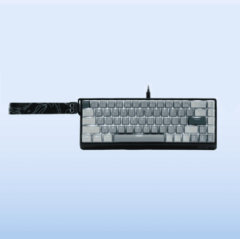 REXUS HEROIC KX3 V.2 (DARK GREY) BROWN SWITCH 68% MECHANICAL GAMING KEYBOARD