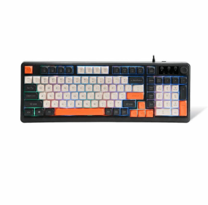 REXUS K98M V.2 BATTLEFIRE (DARK GREY) KEYBOARD GAMING
