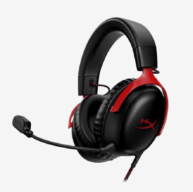 HyperX Cloud III Black Red Wired Gaming Headset