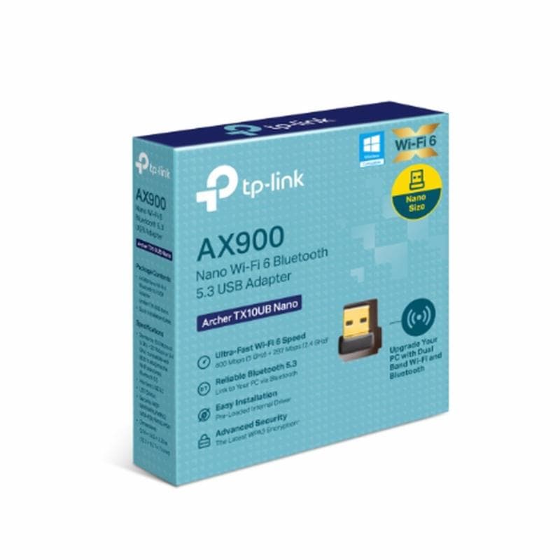 TP-LINK ARCHER TX10UB NANO AX900 Nano Wi-Fi 6 Bluetooth 5.3 USB Adapter WIFI