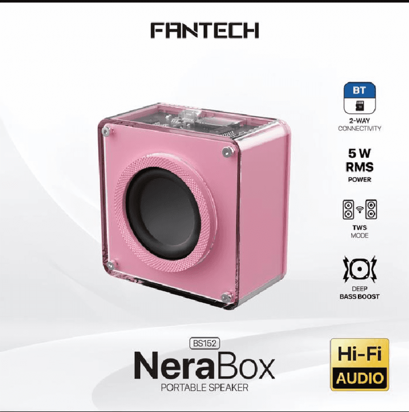 FANTECH NERA BOX BS152 SPEAKER PINK