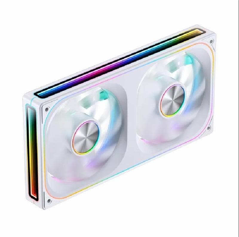 JONSBO ZA-240W ARGB PWM FORWARD White (Infinity Mirror 4 Side 2400RPM Case/Rad Fan)