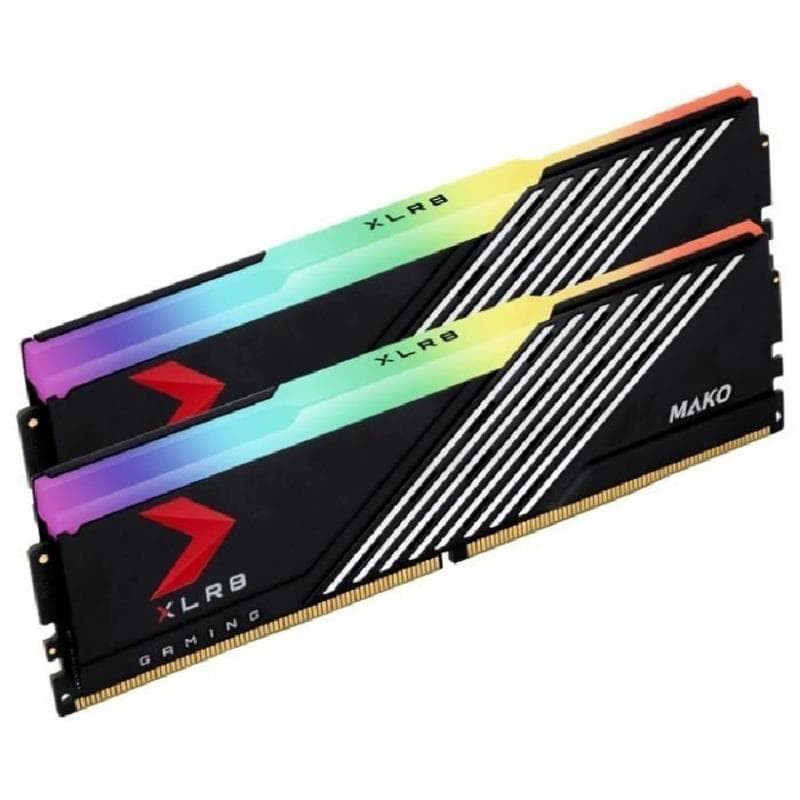 PNY XLR8 GAMING MAKO EPIC-X RGB BLACK 32GB (2x16GB) DDR5 6400MHz CL40 - MD32GK2D5640040MXRGB