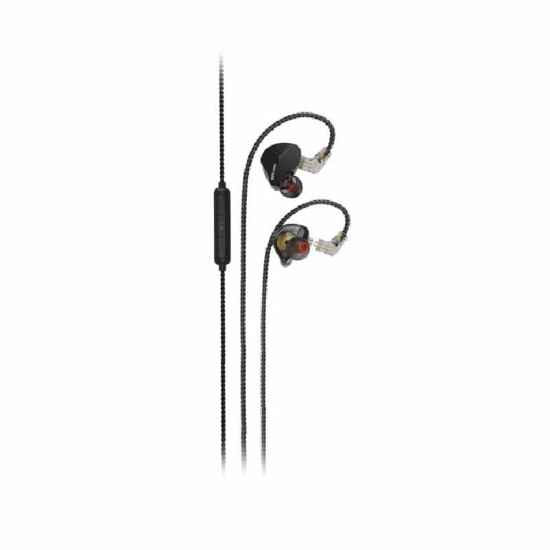REXUS EM100 (BLACK) In Ear Monitor Earphone 10mm Dynamic Driver - IEM with Mic