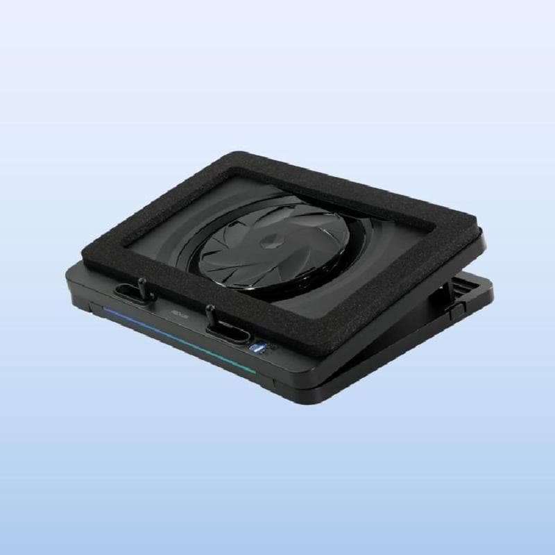 REXUS BREEZE B400 V2 (BLACK) Frost Cooling Pad Breeze RGB - 2400RPM Type C