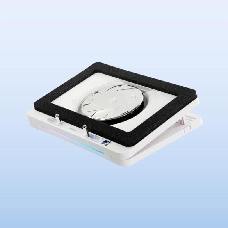REXUS BREEZE B400 V2 (SILVER) Frost Cooling Pad Breeze RGB - 2400RPM Type C