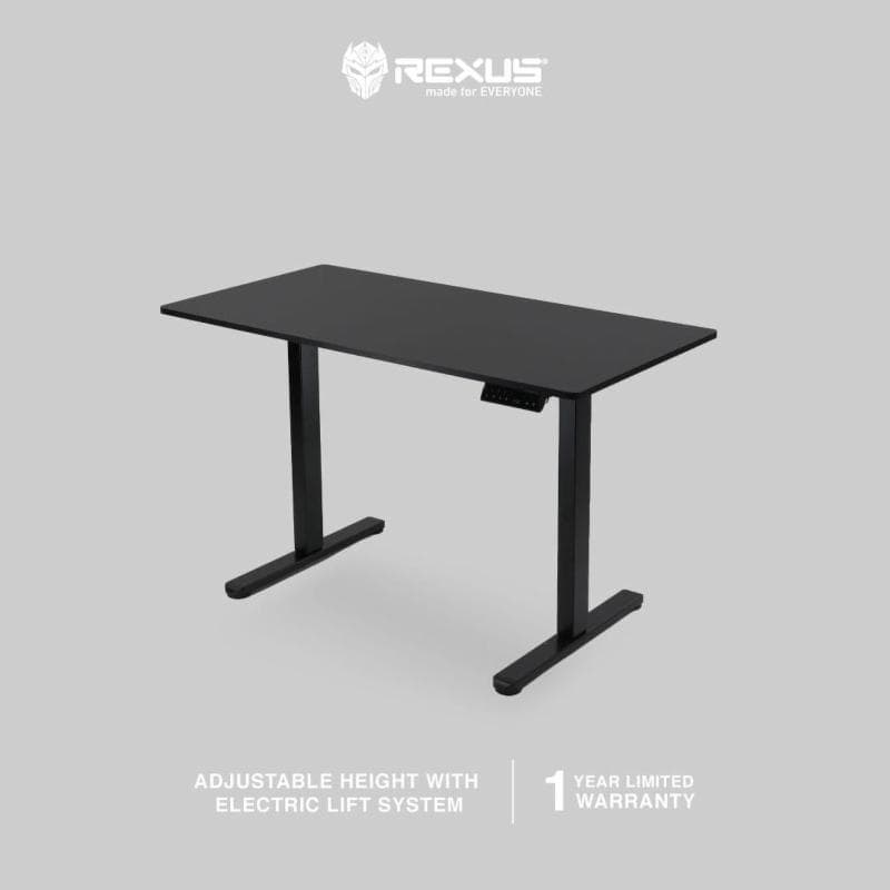 REXUS RISE RXD-126 BLACK GAMING DESK