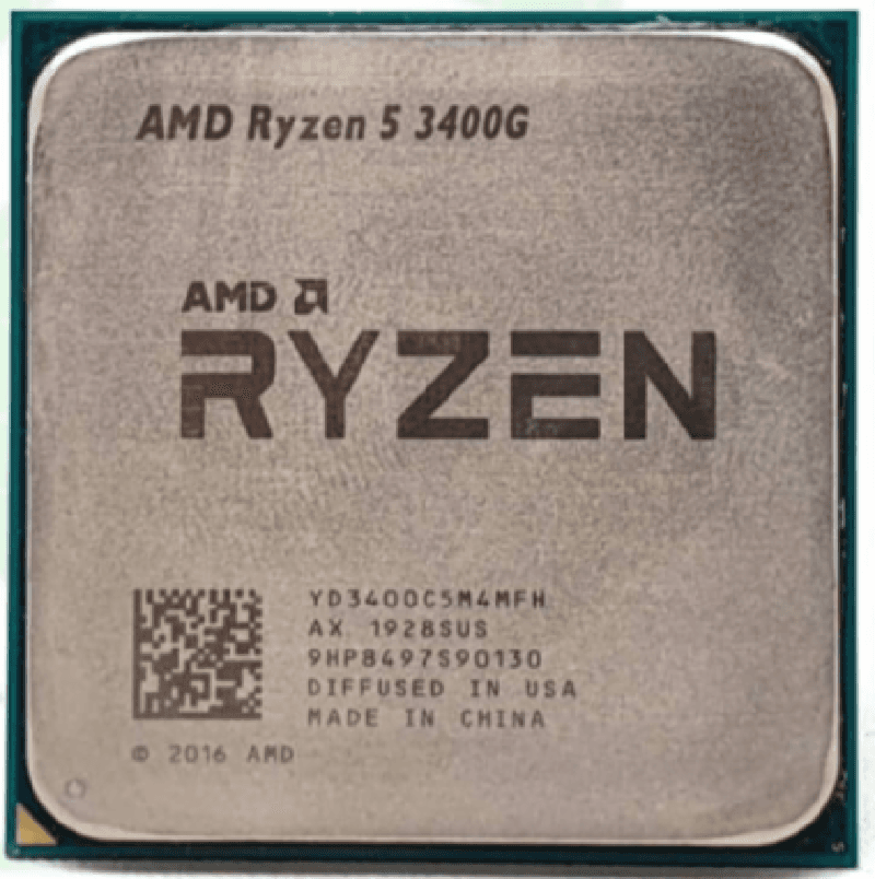 AMD RYZEN 5 3400G TRAY+FAN Socket AM4