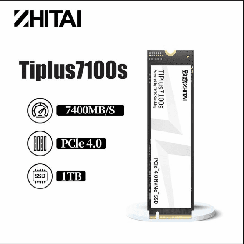 ZHITAI TiPlus7100S 1TB PCIe 4.0 NVMe M.2 7.400 Mb/s