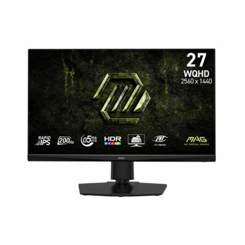 MSI MAG 272QPF E20 27 Inch 2K WQHD 1440P Rapid IPS 200Hz 0.5ms Ergonomic Stand