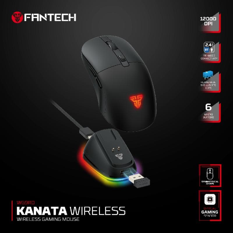 FANTECH KANATA WG9RD (BLACK) GAMING MOUSE