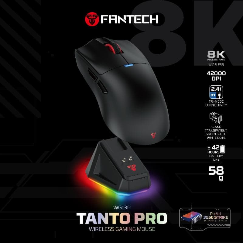FANTECH TANTO PRO WG13P (BLACK) GAMING MOUSE