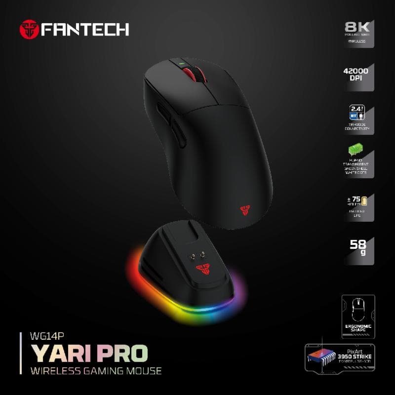 FANTECH YARI PRO WG14P (BLACK) GAMING MOUSE