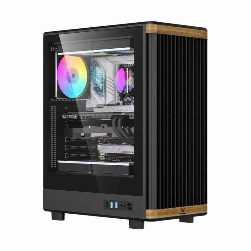 FPMAX Wind Shell G20 (Black) m-ATX Gaming Case Free 3 rgb Fan