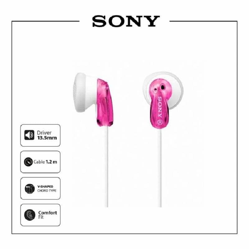 SONY MDR-E9LP (Pink) Ex Ear Earphone-IEM No Mic