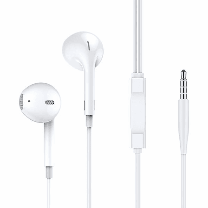 ROBOT RE10 (WHITE) Earphone Stereo Sound Bass with Mic