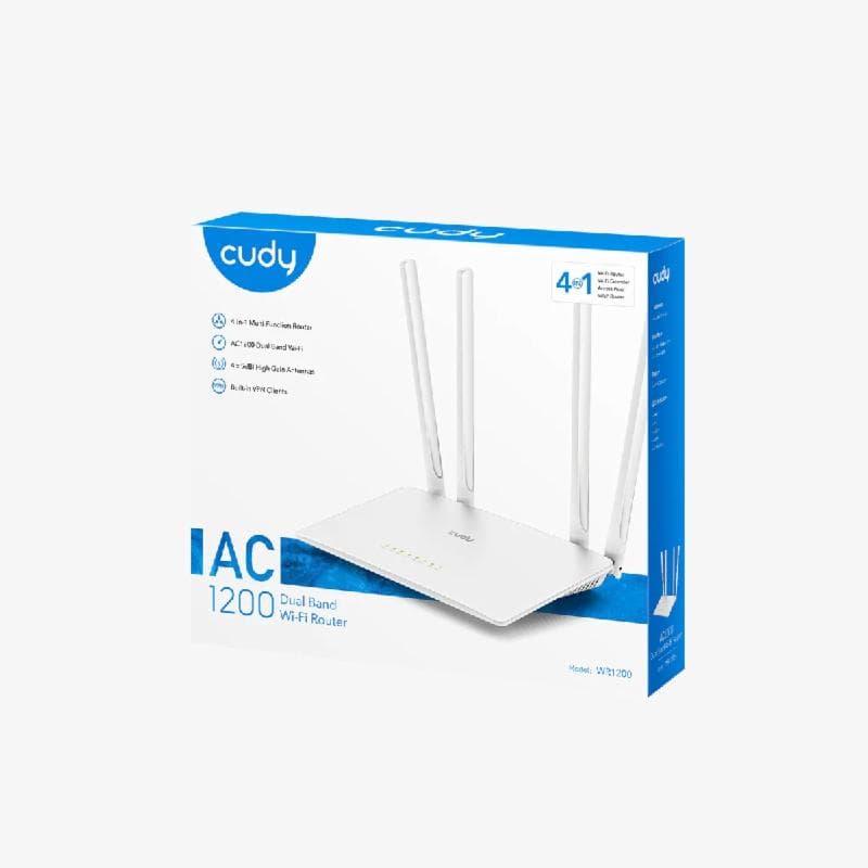 CUDY WR1200 AC1200 Dual Band WiFi Router